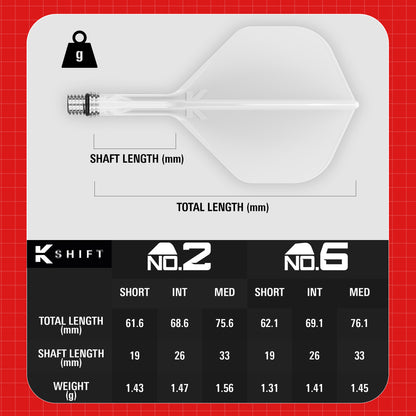 Target K-Shift White No. 2