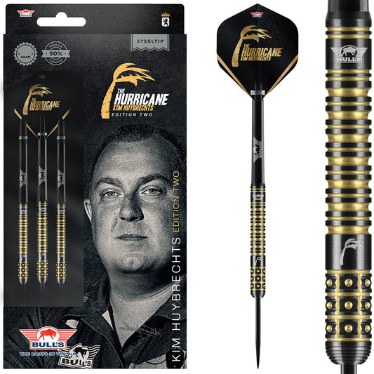 Bull's Kim Huybrechts E2 90% Black Steeldarts