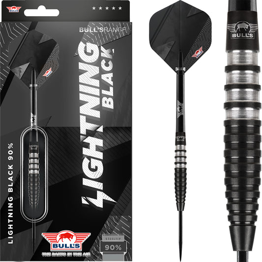 Bull´s Lightning Schwarz Steeldarts