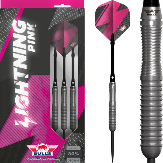 Bull´s Lightning Pink 80% Steeldarts
