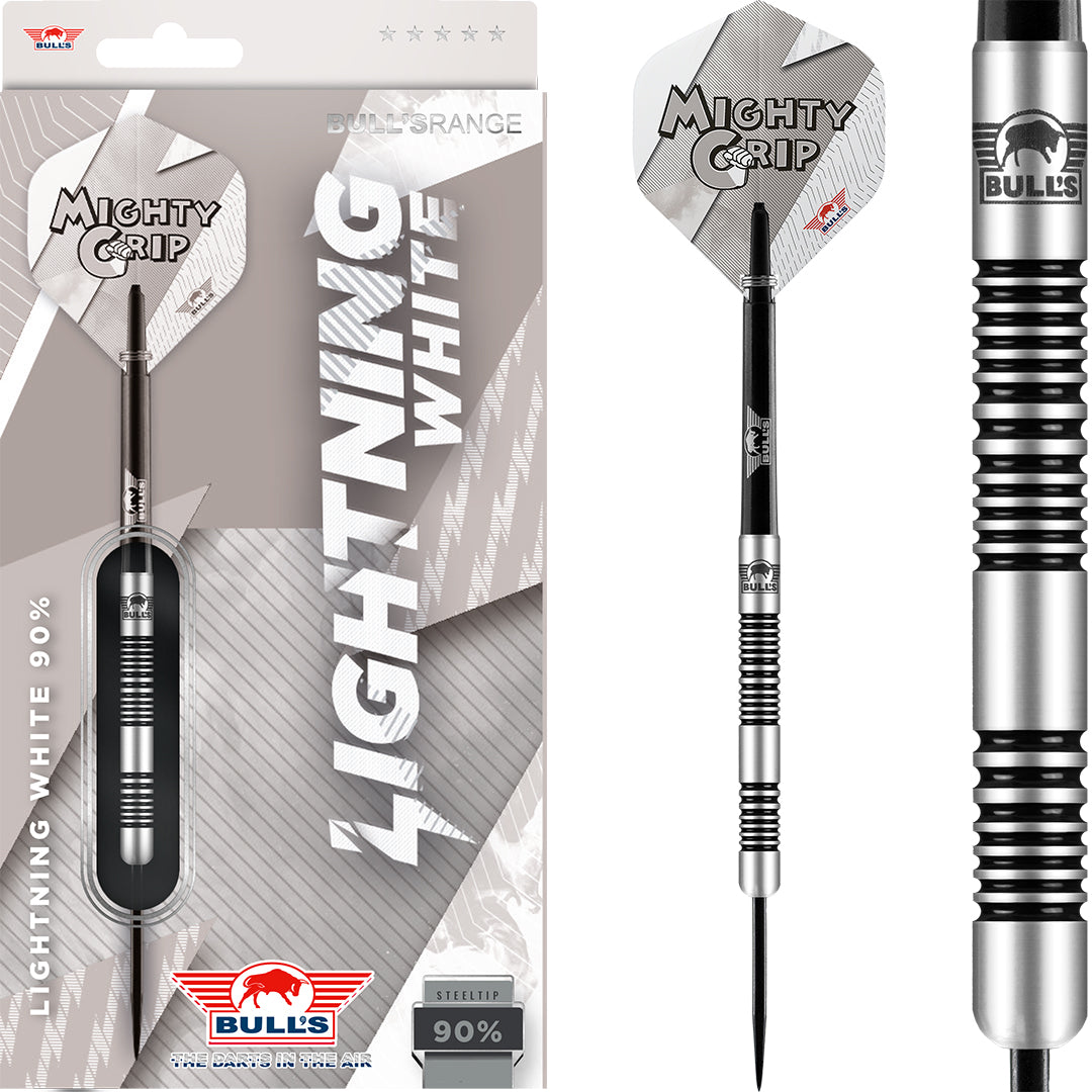 Bull´s Lightning Weiß Steeldarts