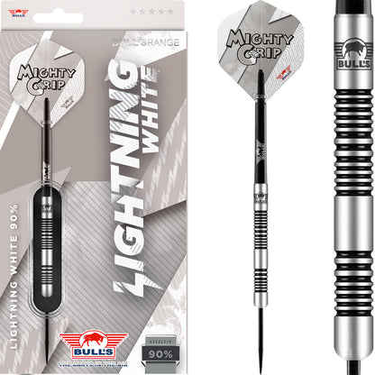 Bull´s Lightning Weiß Steeldarts