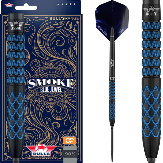 Bull's Smoke Blue Jewel CP Steeltip 90%