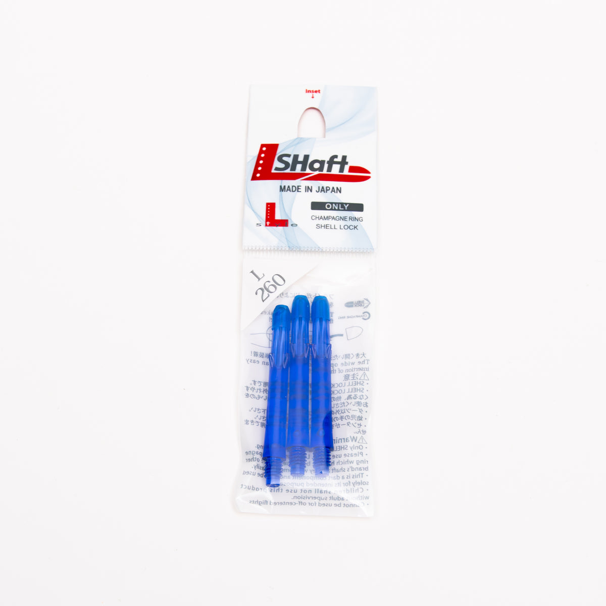 L-Style L-Shaft Locked Straight Blue