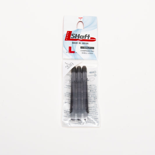 L-Style L-Shaft Locked Straight Clear Black