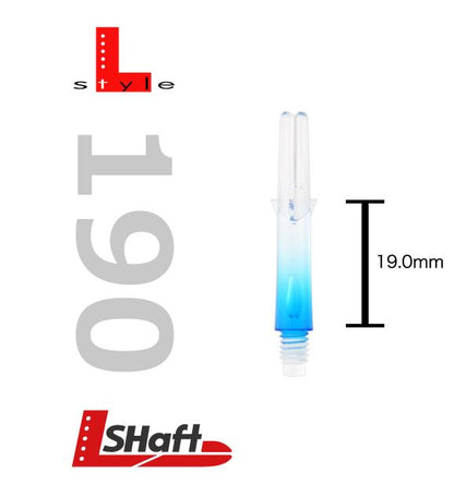 L-Style Two Tone L-Shaft Clear Blue