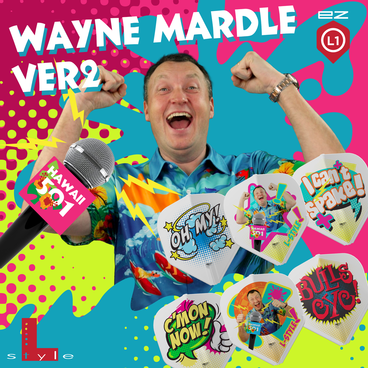 Signature Champagne Flight: L1 EZ Standard Wayne Mardle Type B White