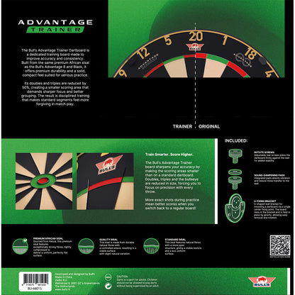 Bull's Gold Advantage 8 Trainer Dartboard