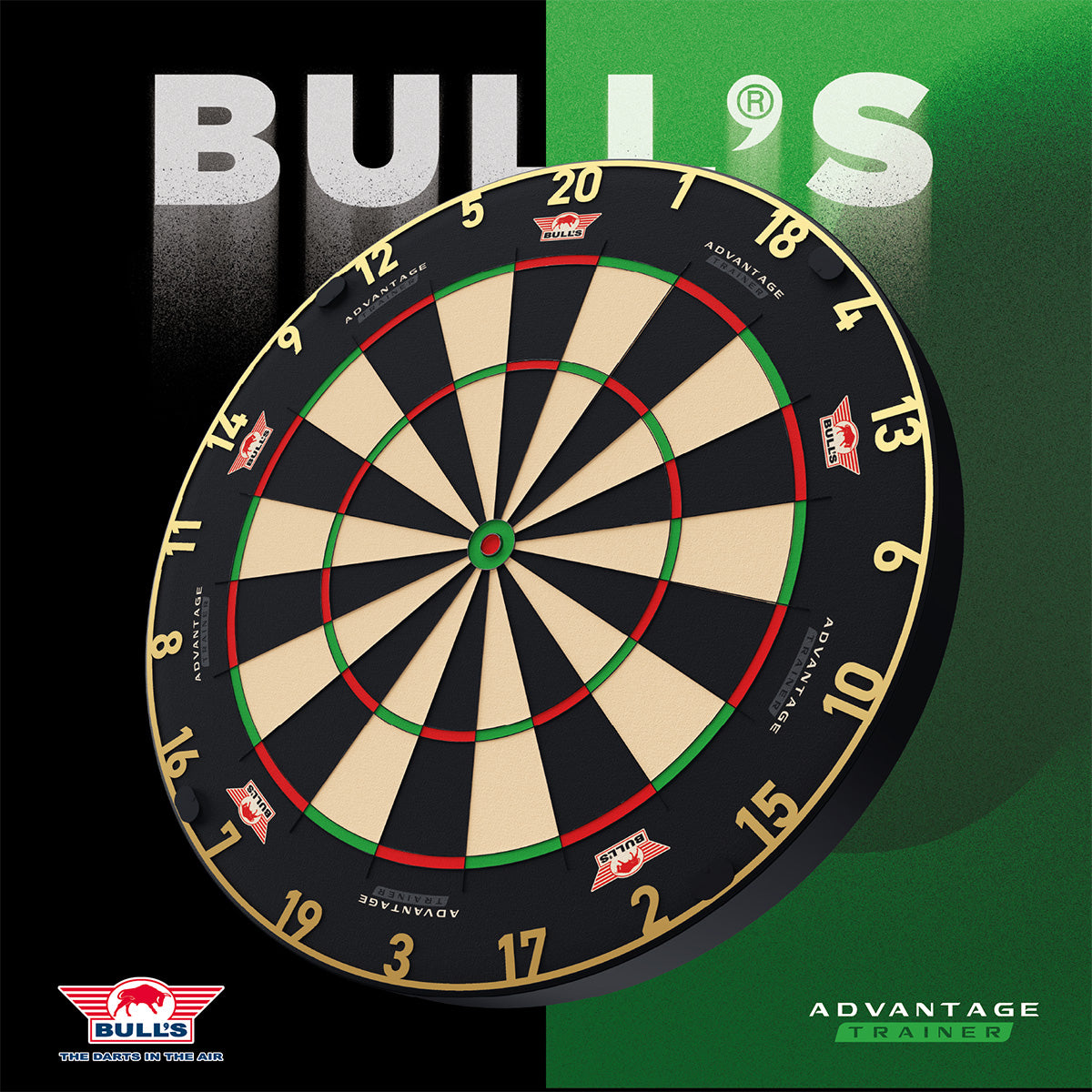 Bull's Gold Advantage 8 Trainer Dartboard